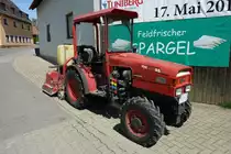 Sauerburger FXS 51AS, Schmalspurtraktor mit Allradantrieb, Mai 2012