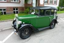 Austin Seven Open Tourer JG1938, 4-Zyl.Otto-Motor mit 747ccm und 17PS, Oldtimertreffen Hausen i.W., Mai 2012