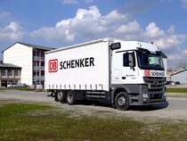 ACTROS-2544 von DB-Schenker der Niederlassung Ried; 120419