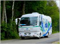 Das Mannschaftsfahrzeug des franzsisches Straenradsportteam  Saur-Sojasun  aufgenomen bei der Luxemburgradrundfahrt am 02.06.2012.  Marke ?  