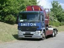 Am 02.Juni 2012 parkte Dieser Entsorgungs Mercedes in Bergen/Rgen.