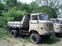 IFA W50 LA als Muldenkipper in Dargen auf der Insel Usedom.12.06.2012