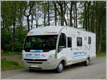 ITINEO Camper des Kanadischen Radsport Teams SpiderTech gesehen bei der Luxemburgrundfahrt am 02.06.2012.