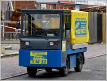 Still Elektromobil des Frischemarktes von Wangerooge gesehen am  07.05.2012.