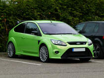 Ford Focus RS abgestellt auf einem Parkplatz in Crailsheim, 10.06.2012