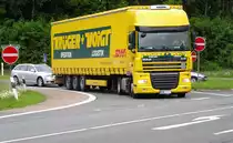 Juni 2012 / der DAF XF 105 von Kr�ger & Vogt wurde in L�denscheid gesehen...