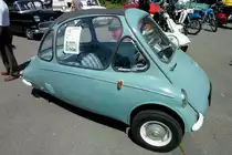 Heinkel Kabine 154 (3-Rad), 1-Zyl.4-Takt-Motor, 198ccm, 10PS, 86Km/h, von 1956-59 wurden 5537 St�ck gebaut, Oldtimertreffen Duderstadt, Mai 2012 