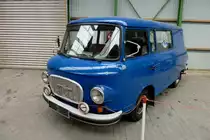 Barkas B1000, wurde als Kleintransporter in vielen Varianten ab 1961 in der  DDR  gebaut, Technikmuseum Merseburg, Mai 2012