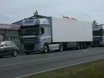 Am 15.Juni 2012 stand Dieser DAF Sattelzug an einer Kreuzung bei Bergen/R�gen.