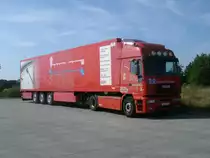 IVECO-Sattelzug,am 13.Juni 2012,in Bergen/R�gen.