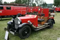 Am Wochenende des 16/17. Juni 2012 feierte die Freiwillige Feuerwehr Kronach ihr 150 j�hriges Bestehen. Zu diesem Anlass veranstaltete die Feuerwehr eine Ausstellung mit alten Feuerwehr Fahrzeugen. Das Bild zeigt ein TSF von Opel mit einem Wei� Aufbau der FF Vohenstrau� aus dem Jahre 1928.