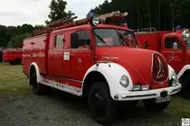Am Wochenende des 16/17. Juni 2012 feierte die Freiwillige Feuerwehr Kronach ihr 150 j�hriges Bestehen. Zu diesem Anlass veranstaltete die Feuerwehr eine Ausstellung mit alten Feuerwehr Fahrzeugen. Das Bild zeigt ein LF 16/TS von Kl�ckner-Humpoldt-Deutz Typ Mercur 125 A der FF Windischeschenbach aus dem Jahre 1960.