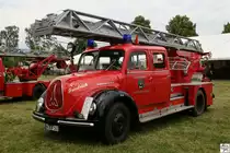 Am Wochenende des 16/17. Juni 2012 feierte die Freiwillige Feuerwehr Kronach ihr 150 j�hriges Bestehen. Zu diesem Anlass veranstaltete die Feuerwehr eine Ausstellung mit alten Feuerwehr Fahrzeugen. Das Bild zeigt eine DL 25 Kl�ckner-Humboldt-Deutz F Mercur 125 der FF Neustadt / Aisch von 1963.

