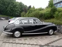 Schwarzer BMW V8 Oldtimer in Zeulenroda vom BMW V8 Club. Foto 20.06.2012