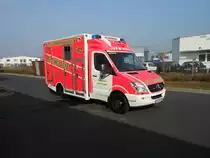 	
Rettungswagen (RTW) der Freiwilligen Feuerwehr der Stadt Kempen.

Technische Daten:

Mercedes-Benz Sprinter 519 CDi
Ausbau durch die Firma GSF
Automatikgetriebe

Der RTW ist am 16.5.12 in Kempen bei der Rettungswache aufgenommen worden