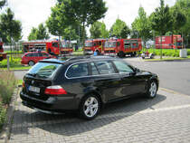 Kdow des Kreisbrandmeister des Kreises Viersen Fahrzeug ist ein 3 BMW Touring Der Kdow ist am 2 Juni in Kempen bei einer Veranstaltung des Leistungsnachweiss in Kempen auf genommen worden