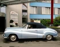 Ein alter BMW V8 Cabrio Oldtimer in Zeulenroda vom BMW V8 Club. Foto 20.06.2012