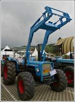 Eicher Allrad Bj 1971, aufgenommen am 29.06.2012 in Ettelbrck bei dr Landwirschaftsaustellung.