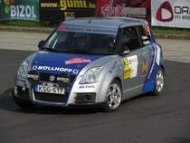 Suzuki Swift, fotografiert auf dem Prologue des 46-ten Mecsek Rallye (2012)