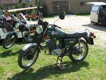 Motorrad MZ ETZ 250 aus dem Landkreis Gstrow anllich der Saisonerffnung am Oldtimer-Museum Gro Raden [01.05.2012]

