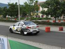 Mitsubishi Lancer EVo X, aufgenommen am 30.05.2012, beim Mecsek Rallye