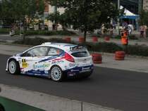 Ford Fiesta S2000, aufgenommen am 30.05.2012, beim Mecsek Rallye