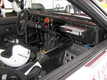 Audi Quattro Interieur, aufgenommen am 30.05.2012, Service Park beim Mecsek Rallye