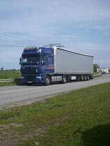 DAF XF Sattelzug von CARGO LION in Mukran am 27.06.2012

