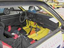 Inferioraufnahme: Opel Ascona. Gesehen im Service Park (Mecsek Rallye am 30.05.2012)