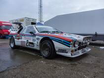 Lancia 037, Seitenansicht. Gesehen im Service Park (Mecsek Rallye am 30.05.2012)