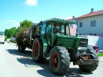 FENDT-Farmer-311LSA mit einer Ladung Reisig; 080531