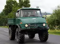MB Unimog bei Weidhausen am 08.07.2012.