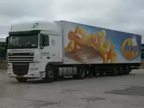 Ob Dieser DAF XF Pommes Frites am 05.Juli 2012 nach Bergen/R�gen gebracht hat ? Wer wei�.