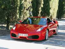 Ferrari F430 F1 im Chianti (Toskana, Italien) am 4.11.2007.