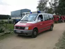 Kleinbus MB 110 CDI  FEUERWEHR  als Kommandowagen, Meetzen [16.08.2009]