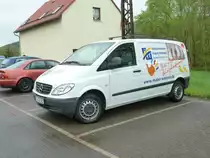 MB Vito von Malermeister  WENZEL , gesehen in Th�ringen im April 2012