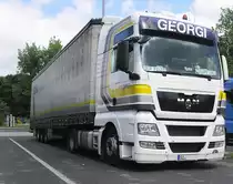Juni 2012 / MAN - TGX 18.400 unterwegs f�r den Logisticer Georgi aus der Region Siegen..