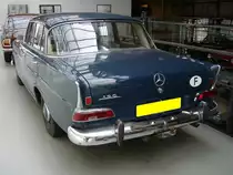 Heckansicht eines Mercedes Benz W110 190c. 1961 - 1965. Classic Remise D�sseldorf am 14.07.2012.