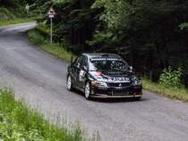 Mitsubishi Lancer, aufgenommen am 31.05.2012 (Mecsek Rallye).