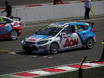 Tom Chilton mit Ford Focus. Foto: WTCC Rennen am 06.05.2012