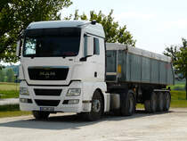 MAN TGX 18.440 Kipper abgestellt in Dinkelsb�hl, 17.05.2012