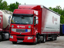 Renault Premium 460 von  Adamar  aus der T�rkei abgestellt in N�rnberg, 18.05.2012