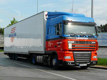 DAF XF von  Jan de Rijk  / Bulgarien auf der Rastanlage Kammersteiner Land, 18.05.2012