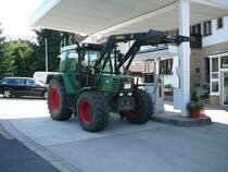 Fendt Farmer 309 C an der Tankstelle in 36100 Petersberg-Marbach am 06.06.2008