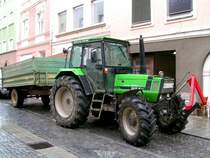 DEUTZ DX4.51 mit Einachsanh�nger; 080606
