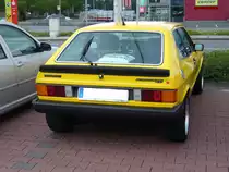 Heckansicht eines VW Scirocco 1 GTI. 1976 - 1977. M�lheim an der Ruhr 29.07.2012.