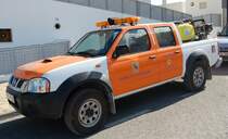 Fahrzeug der Freiwilligen Feuerwehr auf Ibiza, aufgenommen in Santa Eulalia am 31.01.2011.
