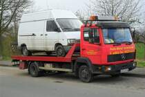 Mercedes Benz 814 mit einen Renault Master in HuckePack.
Der Master ist wohl in Export gegangen.
Aufgenommen im April in der Westerfeldstrae in Detmold