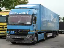 MB Actros MP2 1844  SPEEDNET  aus Rum�nien auf der Rastanlage Frankenh�he, 27.05.2012