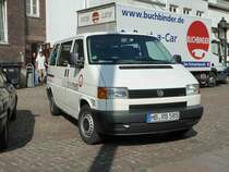VW T4 von Radio Bremen, gesehen in der Bremer Innenstadt; Juli 2012